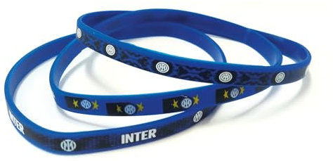 EURO PUBLISHING Tris Braccialetti in silicone F.C. Inter - Prodotto Ufficiale 2025