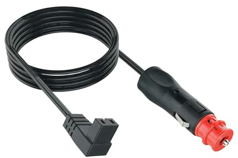 DmDoyy Netzteil 12 V Für Auto-Kühlbox, KFZ Verlängerungskabel Für Auto, Kühlbox Mit Kompressor, Auto, Kühlschrank, Ersatzkabel Für Gefrierschrank, 12V 2M Ersatzkabel Kühlbox Kable