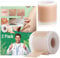 2 Rouleaus Feuilles De Cicatrice En Silicone, Bandes De Cicatrice (4 cm x 150cm), Feuilles de silicone pour cicatrices, Pour les Cicatrices Causées par Césarienne, Chirurgie, Brûlures, Réutilisables