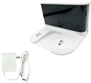 DDLSKZXI Station de Charge de Remplacement, Compatible avec Xiaomi, Mijia, E10, E12, B112, CDZC103, pièces et Accessoires for aspirateur Robot(2pcs)