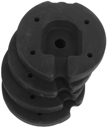 Angoily 4 Stück Teiliges Schweres Kunststoff lampenfuß gewicht Rundes Rutschfestes Lampenchassis für Steh Tischlampen Stabiler Sockel mit Gleichmäßiger Gewichtsverteilung für Büro und