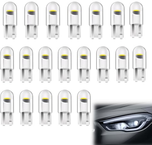 VTYTZZ 20 Stück W5W T10 Standlicht mit CAN-Bus | Lampen für Standlicht, Innenraum oder Kennzeichen; vor dem Kauf Sockel, Spannung und Fahrzeugfreigabe prüfen.