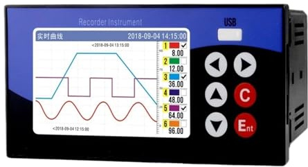 datenlogger Datenrekorder Datenlogger 6 Kanäle Temperatur Druck Luftfeuchtigkeit Strom Spannung(4 Channels 4 relay)