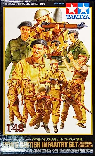 Tamiya 32526 British WWII Infantry Europe (1:48 Scale)
