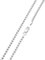 Vinani Kugelkette Charm-Anhänger Kette Italien hochwertig Sterling Silber 925 2,5 mm 80 cm Ballchain BC2580
