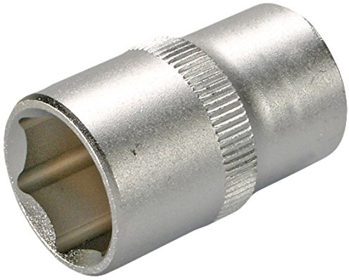SW-Stahl 05407SB Steckschlüsseleinsatz 1/4 Zoll, 8 mm Sechskant-Nuss | Premium Nuss aus matt verchromtem Chrom-Vanadium-Stahl, 25 mm Länge, Außensechskant-Profil für 6,3 mm Antrieb