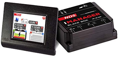 NDS iManager Système de gestion de 2-3 piles, 150 A 12 V, sans fil, écran tactile