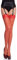 Merry Style Damen transparent Strapsstrümpfe MS 226 15 DEN (Rot, M-L (40-44))