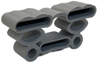 wiedergutschlafen 10er Set Kappen zur Befestigung von Leisten im Lattenrost (132_40x34x12 mm (Trippel))