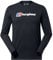 Berghaus Mens Organic Big Logo Long Sleeve T-Shirt - Black - L