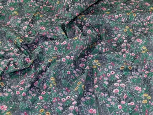 Rose & Hubble Baumwoll-Popeline, grau, Meterware