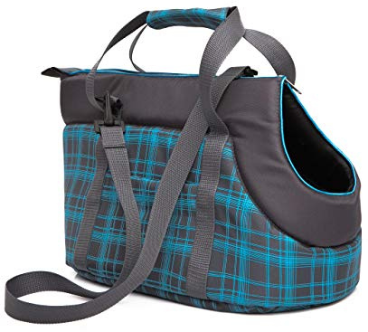 PillowPrim Hundetasche Tragetasche für kleinen und mittleren Hund, Welpen, Katze für Spaziergang - Größe M