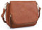 GLITZALL Sacs à bandoulière pour femmes, petits sacs à bandoulière avec poches multiples, cuir PU, marron, petit...