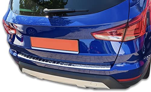 Ladekantenschutz Edelstahl CHROM kompatibel für SEAT ARONA | ab 2017 | mit Abkantung | premium Qualität von RECAMBO