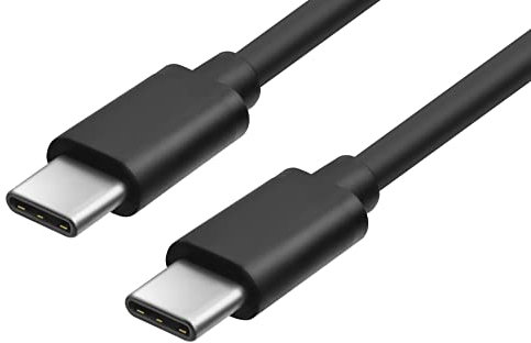 Lite-an 3A 65W 10GB USB 3.1 Type C to Type C Charging Cable, 2 Metre Length, Black