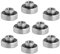 Amagogo Skateboard Kugellager -Pack für, Longborad, Roller, Schwarz