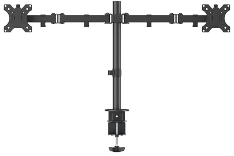 ACT Monitor Halterung SOHO 34, VESA 75/100mm, Höhenverstellbar – AC8302 | Vorkonfektioniert, 4PPoE 100W Unterstützung, 23AWG, B2ca-Klassifizierung, RJ45-Stecker, für Hochrisiko-Umgebungen