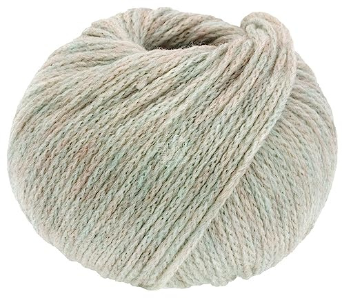 LANA GROSSA Cool Merino | Leichtes Kettengarn aus klassischer Merinowolle | Handstrickgarn aus 90% Schurwolle (Merino) & 10% Polyamid | 50g Wolle zum Stricken & Häkeln | 150m Garn FB 20