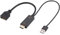 BOWONG 4K 60Hz HDMI-compatible Male to DP Display Port Female Converter Video Adapter Cable DP active USB Power Supply for TV PC Laptop