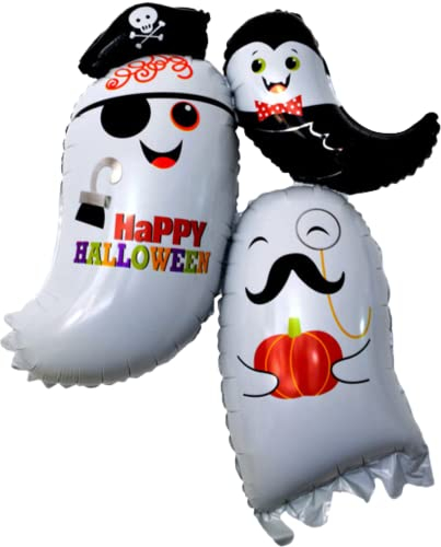 DIWULI Geister Ballons - Happy Halloween Kinder-Party Deko