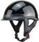 BFYLSQUE Mezzo Casco Jet Moto retrò, ECE/DOT Omologato, Casco Scodella Portatile, Unisex, Bright Black, Compatibile con Moto e Motocicletta
