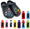 WLLHYF 9PCS Bottle Shoe Charms for Clogs Sandals Slippers Water Shoes Bracelet Wristband, Shoes Decoration for Charm ornament Men Women