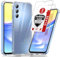 LeYi Funda para Samsung Galaxy A15/A 15 4G/5G con [2-Unidades] Cristal Templado, Carcasa Armor Silicona Soft Skin TPU Case Antigolpes Cover, Transparente