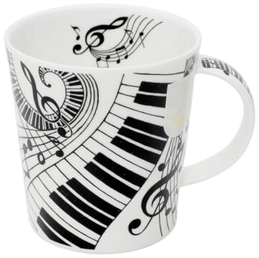 Dunoon Lomond Fine Bone China Mug Design Ivory