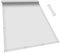 Sonnensegel Sonnenschutz Rechteckig 4 x 8 m, Wasserdicht 98% UV Schutz Sonnensegel Leinwand inkl Befestigungsseile für Garten Terrasse, Weiß
