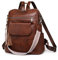 SUCIKORIO Leder Rucksack Damen Klein, 2 in 1 Rucksack Handtasche Elegant Wasserdicht Cityrucksack Damen Mini Rucksäcke Modern Reiserucksack Rucksackhandtaschen für Reisen, Arbeit, Schule
