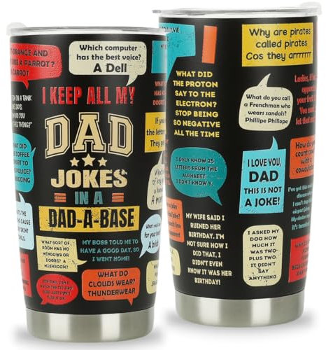 tGifGLonyi DadJoke Kaffeetasse mit Aufschrift Gifts For Dad For Fathers Day Birthday from Daughter Son Wife, 590 ml