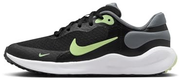 Nike Revolution 7, Sneaker Uomo, Black Barely Volt Smoke Grey White, 32 EU