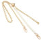 WANYI 120cm Taschenkette Gold Handykette Perlen Kette für Tasche Schulterriemen Leder Verstellbar Metallkette mit Aufgesetzten Perlen für Damen Crossbody Tasche Ersatz-Zubehör (Weiß)