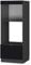 Vicco Mikrowellenschrank Fame-Line, Küchenregal für die Mikrowelle, Schwarz gestreift, 60 cm offen