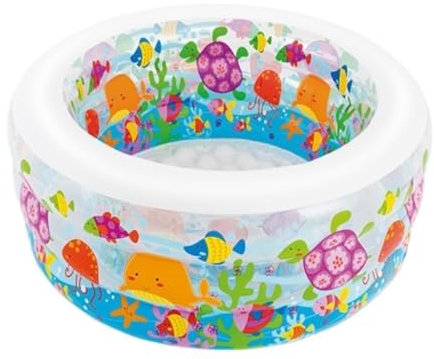 Piscina Inflable Piscina Inflable, Piscina Creativa con Peces Dorados, Piscina Inflable For Niños, Piscina Familiar con Bolas De Océano Piscina Hinchable