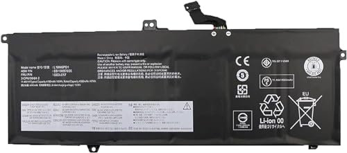 11.46V 48Wh 4190mAh L18M6PD1 02DL017 Laptop Battery Compatible for Lenovo ThinkPad X395 X390 X13 1st Gen 2020 Series 02DL018 L18M6PD2 SB10K97656 02DL019