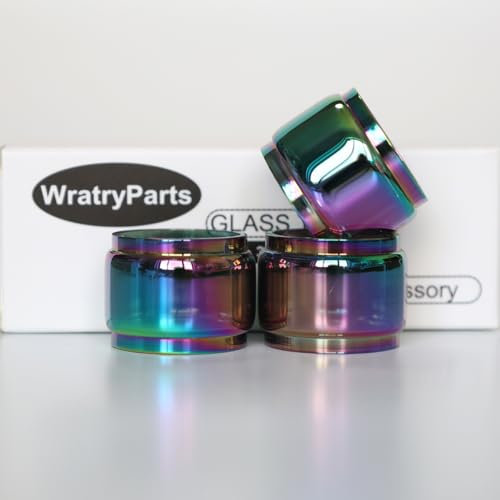 WratryParts Tubo de vidrio grueso de repuesto para tanque Vaporesso iTank 2 RTA (3 unidades, multicolor)