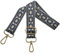 Verstellbarer Schultergurt für Taschen Damen Tragegurt, Taschengurte zum Wechseln, Taschengurt Breit 3.8cm mit Gold Karabiner, Schulterriemen für Schultertasche Handtaschen, Blau, N31