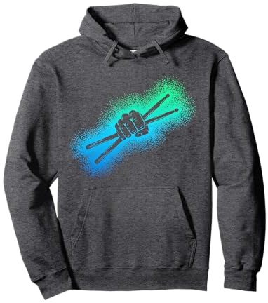 Schlagzeug Drummer Jungen Kinder Herren Pullover Hoodie