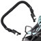 Butterfly - Barra de seguridad para cochecito de bebé, reposabrazos, barra transversal, ajustable, parachoques seguro, accesorio para cochecito de bebé, color negro