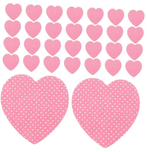 WOONEKY 4 Boxen Nagelreinigungstücher Herzförmig Lintfrei Baumwollpads Nagelkleber Entferner Pads Für Maniküre Salon Gebrauch Weiche Einweg Reinigungspads Für Nägel Schmuckpflege