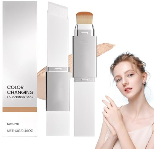 Stick Fond de Teint Magique Changeant de Couleur – Correcteur Multi-Usage, Soin Hydratant à Haute Couvrance
