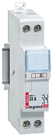 Legrand - Porte-fusibles 1P+N - 32A - 1 module - pour cartouches 10,3x38mm