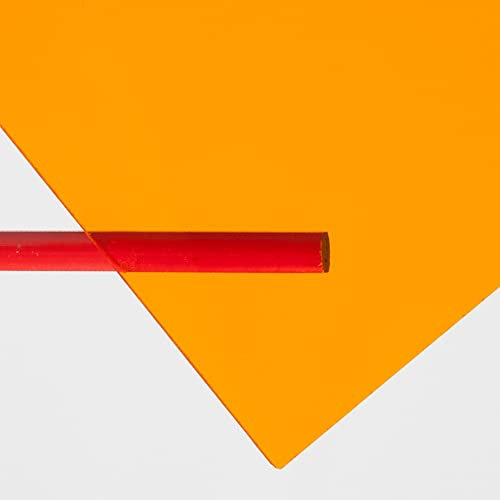 Metacrilato naranja transparente - DINA4 x 3 mm