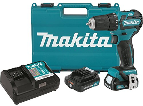 Makita FD07R1 12V MAX CXT Kit de taladro inalámbrico de iones de litio sin escobillas, 0,95 cm