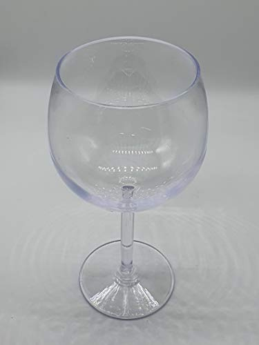 2 x Plastic Reusable Gin Balloon Glasses 600ml