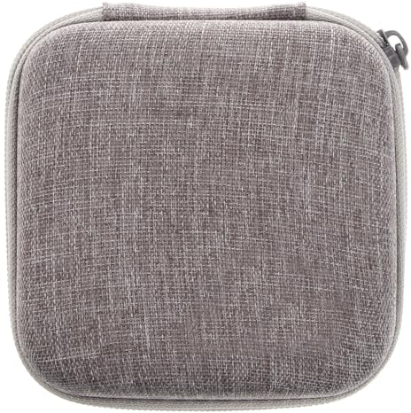 Hemobllo Kabeltasche Reise, Aufbewahrungstasche, Elektronik Organizer Kabel, Kopfhörer Tasche case für In-Ear ohrhörer, für In Ear Headphones, Datenkabel und Mini-Gegenstände grau