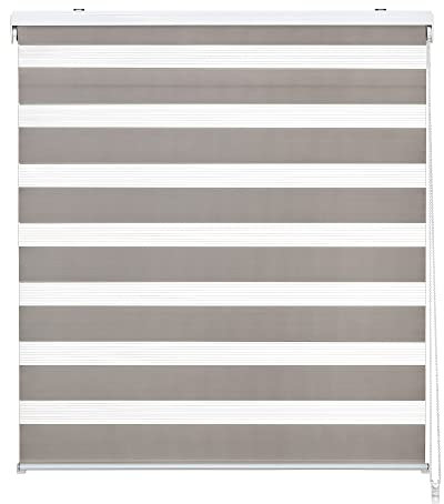 Easydeco Store enrouleur jour et nuit Gris 180 x 250 cm