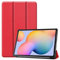 Wuzixi Cover per Samsung Galaxy Tab S7 Fe, Auto Wake & Sleep Funzione, Pelle con Funzione di Stand Flip Copertina Smart Case, Custodia per Samsung Galaxy Tab S7 Fe.Rosso