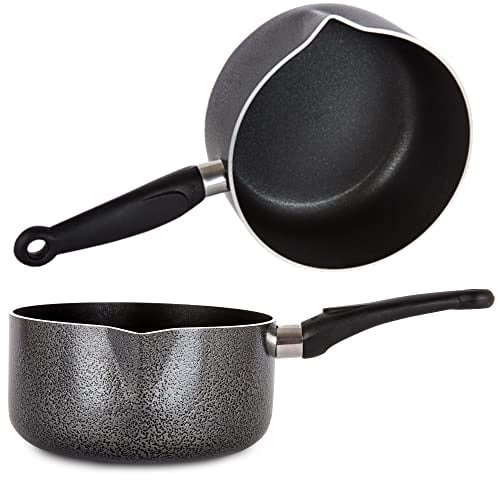 AM Home and Kitchen - Induction Non Stick Milk Pan with Pouring Lip (18 cm)
